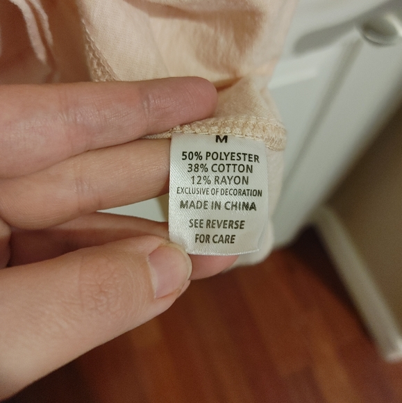 Wish List Cotton Peach Top - Picture 2 of 4